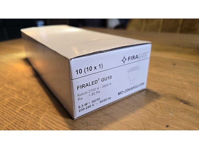 Firaled - gu10 spot - md-20640gu-dw - afbeelding 10 van  10