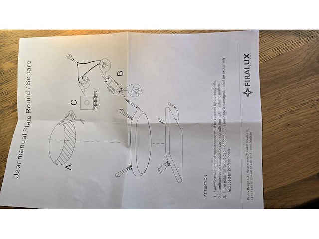 Firalux - inbouw led paneel - vi-1515r-30 - (3x) - afbeelding 6 van  7