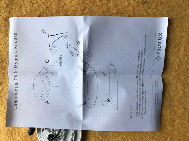 Firalux inbouwspot vi-1008r-30 lichtbron - afbeelding 5 van  6