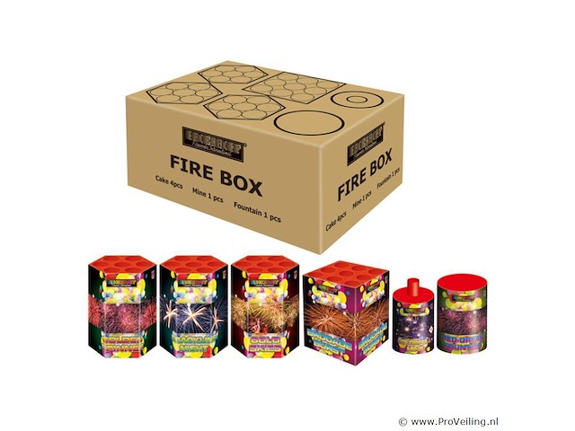 Fire box 6 delig - afbeelding 1 van  1