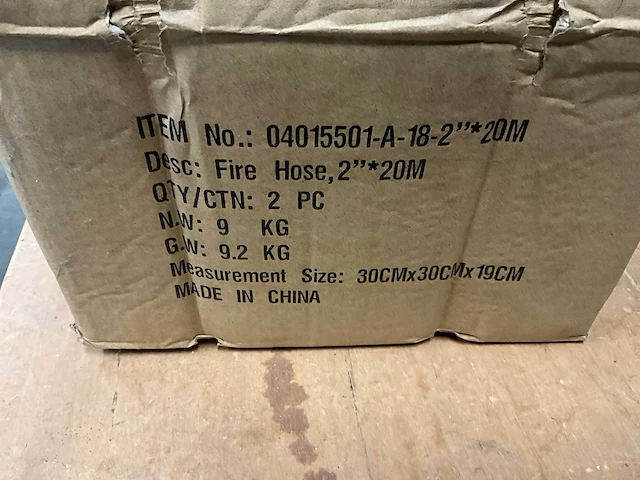Fire hose - 2 inch - 20 meter met storz koppelingen - brandslang - afbeelding 7 van  7