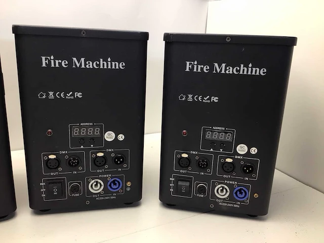 Fire machine vlammenwerper (4x) inclusief flightcase - afbeelding 3 van  7