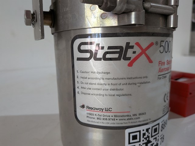 Fire suppression aerosol generator stat-x, 500t - afbeelding 4 van  5