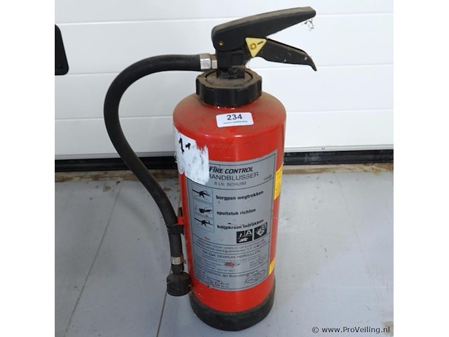 Firecontrol schuim brandblusser - afbeelding 1 van  5