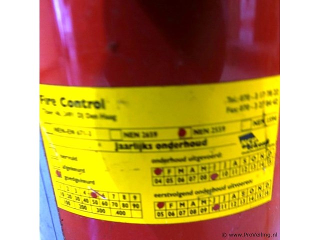 Firecontrol schuim brandblusser - afbeelding 4 van  5
