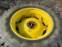 Firestone 18.4r38 radial 7000 band, wiel en velg (2x) - afbeelding 6 van  9