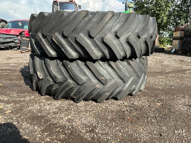 Firestone 18.4r38 radial 7000 band, wiel en velg (2x) - afbeelding 2 van  9