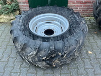 Firestone 600/65 r28 trekkerband op 8-gaats velg (2x) - afbeelding 4 van  10