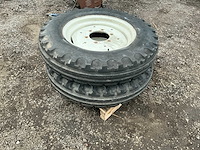 Firestone band, wiel en velg 7.50-20 afkomstig fiat 1000 tractor - afbeelding 6 van  6