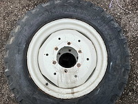 Firestone band, wiel en velg 7.50-20 afkomstig fiat 1000 tractor - afbeelding 5 van  6