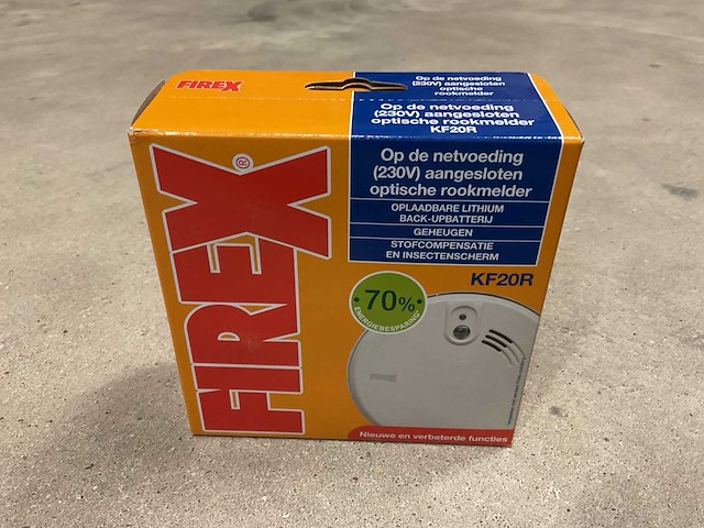 Firex kf20r 230v rookmelder (2x) - afbeelding 1 van  2