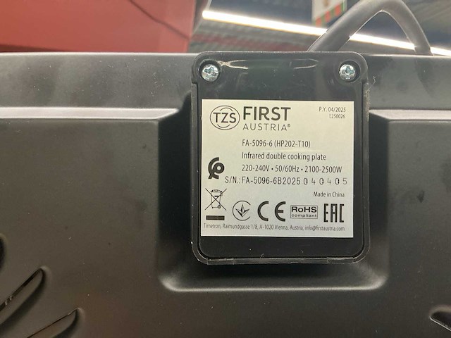 First austria kookplaat - afbeelding 2 van  2