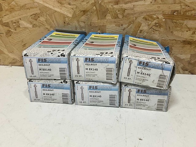 Fis profi keilbout m8x140 (90x) - afbeelding 1 van  3