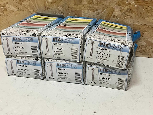 Fis profi keilbout m8x140 (90x) - afbeelding 2 van  3