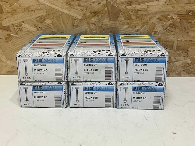 Fis profi slotbout m10x140 (60x) - afbeelding 1 van  3