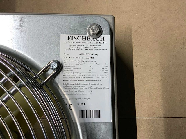 Fischbach compressor ventilator (2x) - afbeelding 1 van  3