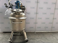 Fischer - procesvat/reactor met een bovenop gemonteerde roermachine/mixer - afbeelding 8 van  12