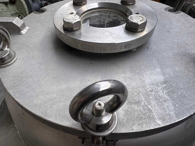 Fischer - procesvat/reactor met een bovenop gemonteerde roermachine/mixer - afbeelding 7 van  7