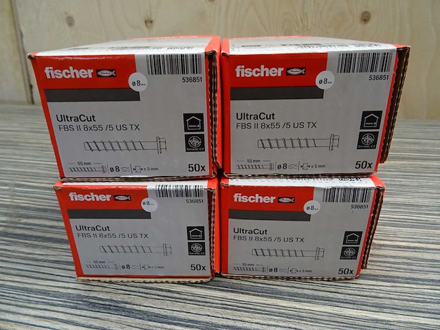 Fischer - ultracut - betonschroef (200x) - afbeelding 1 van  1