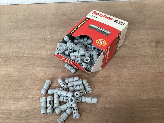Fischer 15935 nylon plug pd10, doos 100 stuks (30x) - afbeelding 1 van  2