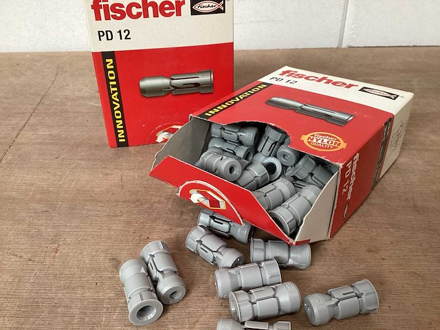 Fischer 15937 nylon plug pd12, doos 50 stuks (33x) - afbeelding 1 van  5