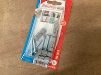 Fischer 503417 universeelplug met schroef 5x40 (160x) - afbeelding 1 van  4
