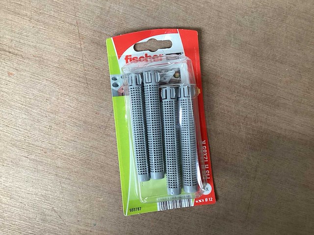 Fischer 503787 injectie huls 12x85, 4 pack (33x) - afbeelding 1 van  2