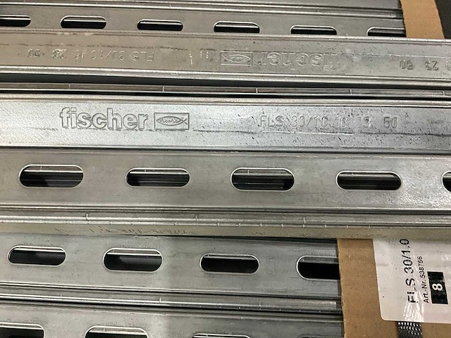 Fischer 538756 fls 30/1.0 montagerail 3000 cm (180x) - afbeelding 3 van  5
