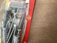 Fischer 90894 plug 8x40 met schroef 5x55, 10 pack (400x) - afbeelding 1 van  2