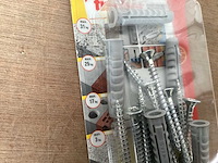 Fischer 90894 plug 8x40 met schroef 5x55, 10 pack (400x) - afbeelding 2 van  2