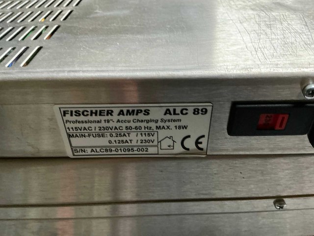 Fischer amps alc89 /161 oplaad unit (4x) - afbeelding 4 van  4