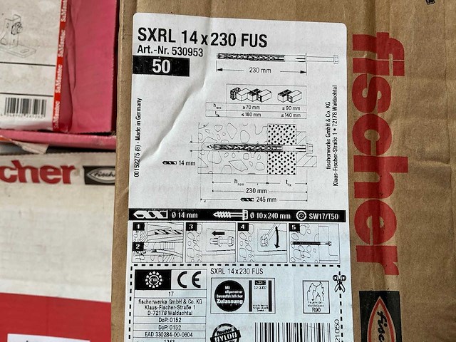 Fischer bevestigingsmateriaal (5x) - afbeelding 5 van  5