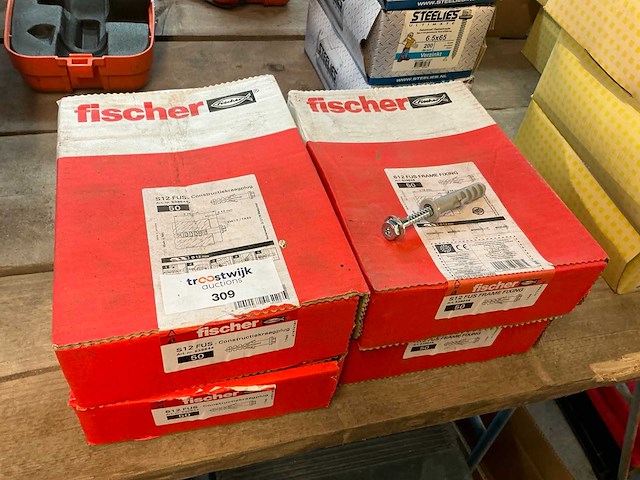 Fischer constructiekraagpluggen (4x) - afbeelding 1 van  2