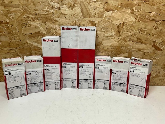 Fischer diversed bevestigingsmaterialen (8x) - afbeelding 1 van  8