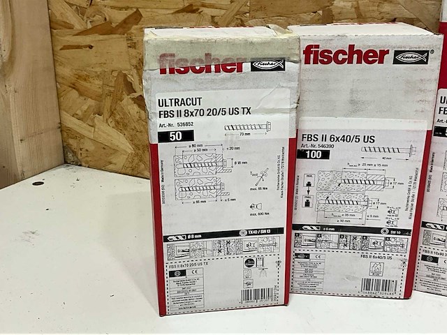 Fischer diversed bevestigingsmaterialen (8x) - afbeelding 2 van  8