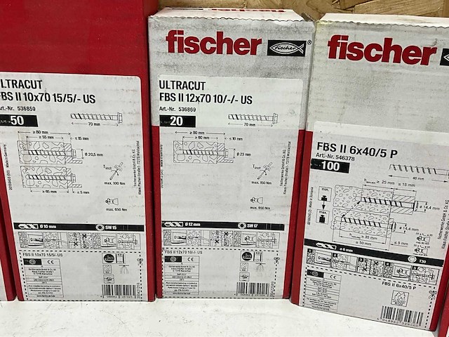 Fischer diversed bevestigingsmaterialen (8x) - afbeelding 6 van  8