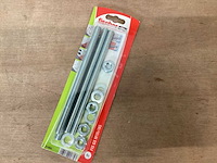 Fischer draadstang m10x165 met moer, 4 pack (78x) - afbeelding 1 van  6
