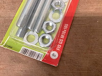 Fischer draadstang m10x165 met moer, 4 pack (78x) - afbeelding 2 van  6