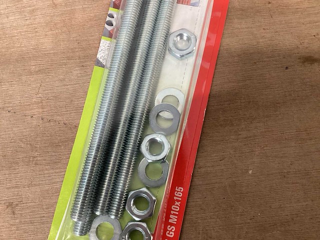 Fischer draadstang m10x165 met moer, 4 pack (78x) - afbeelding 4 van  6