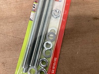 Fischer draadstang m10x165 met moer, 4 pack (78x) - afbeelding 4 van  6