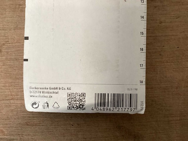 Fischer draadstang m10x165 met moer, 4 pack (78x) - afbeelding 6 van  6