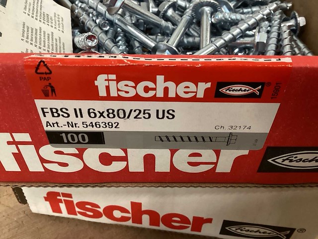 Fischer fbsii6x80/25 betonschroef (200x) - afbeelding 3 van  3