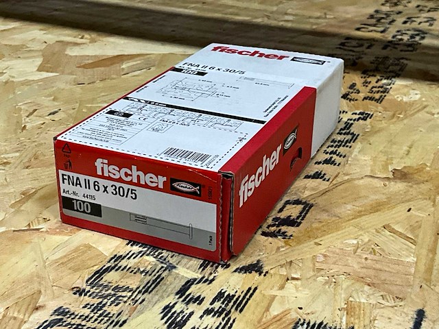 Fischer fns ii 6x30/5 overig bevestigingsmateriaal (500x) - afbeelding 3 van  3