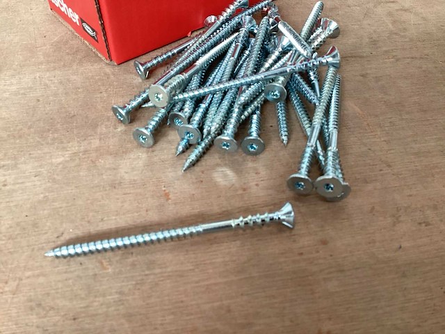 Fischer juss zelfborende stelschroef 6x100, doos 100 stuks (29x) - afbeelding 1 van  1