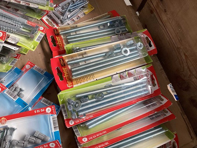 Fischer mix kavel diverse bevestigingsmaterialen (121x) - afbeelding 2 van  2