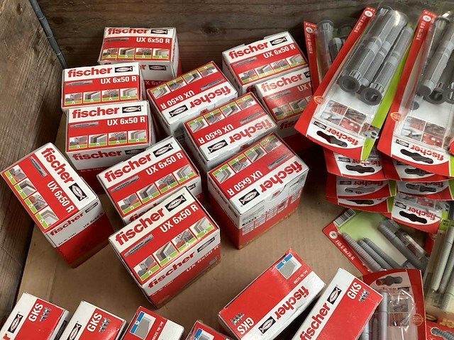 Fischer mix kavel diverse bevestigingsmaterialen (134x) - afbeelding 2 van  8