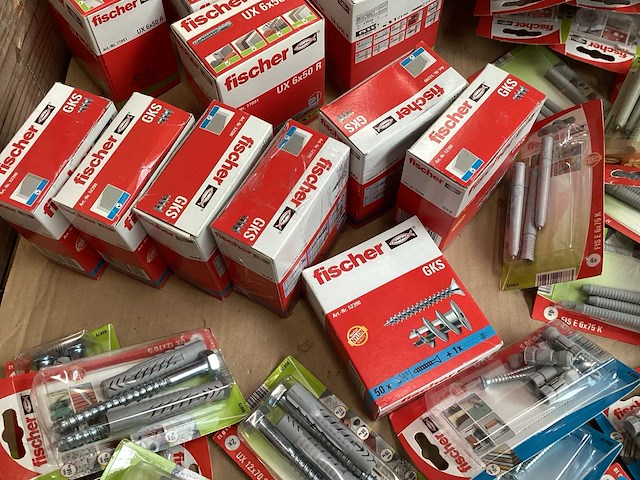 Fischer mix kavel diverse bevestigingsmaterialen (134x) - afbeelding 3 van  8
