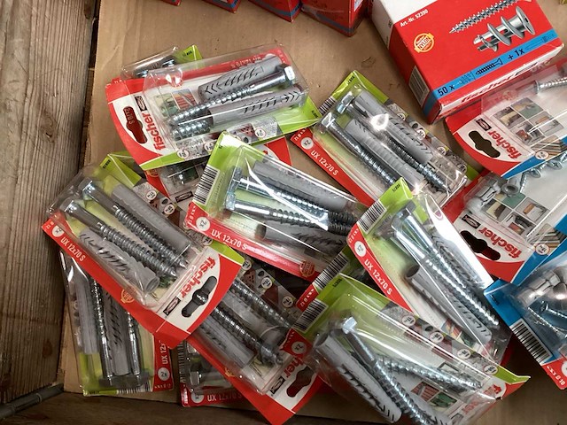 Fischer mix kavel diverse bevestigingsmaterialen (134x) - afbeelding 4 van  8