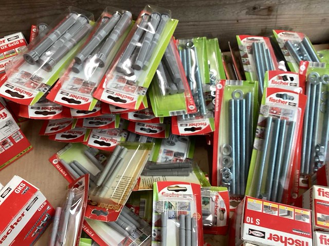 Fischer mix kavel diverse bevestigingsmaterialen (134x) - afbeelding 5 van  8