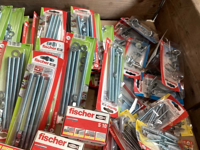 Fischer mix kavel diverse bevestigingsmaterialen (134x) - afbeelding 6 van  8